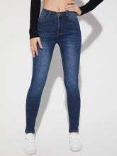 Slant Pocket Skinny Jeans